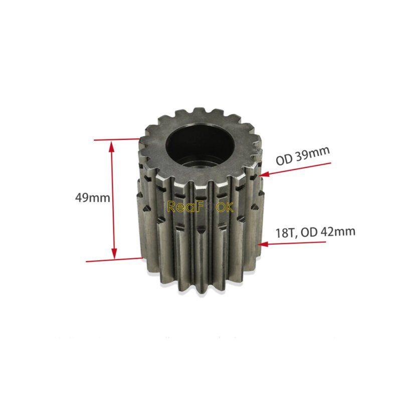 Final Drive Travel Reduction Sun Gear 6669098 Fit Excavator Bobcat 328 329 334 428