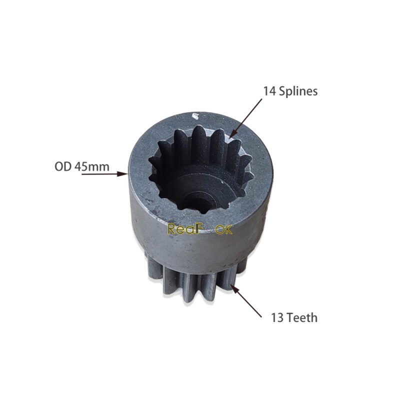 DD110 58806183 sun gear 1 Torque Hub Planet Carrier Assembly with Sun Gear 59728741 58806183 59367581 Fit Ingersoll Rand Roller DD110 DD110HF