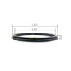 14667679 14579901 Floating Seal 1 Final Drive Floating Seal VOE 14667679 Fit Excavator Volvo EC240B EC240C EC290B EC290C EC300D EC300E EC350D EC350E EC360B EC360C EC380D EC380E
