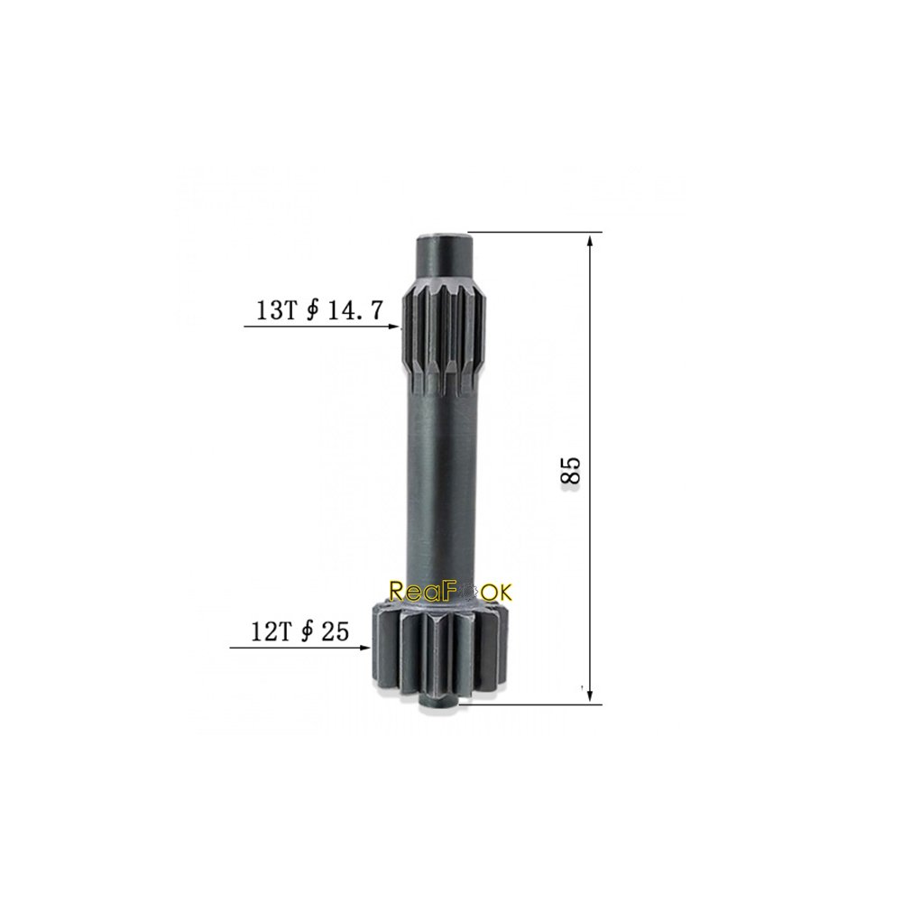 Final Drive Travel Drive Gear 172456-73410 Shaft Fit Excavator Yanmar VIO20-2 VIO20-3