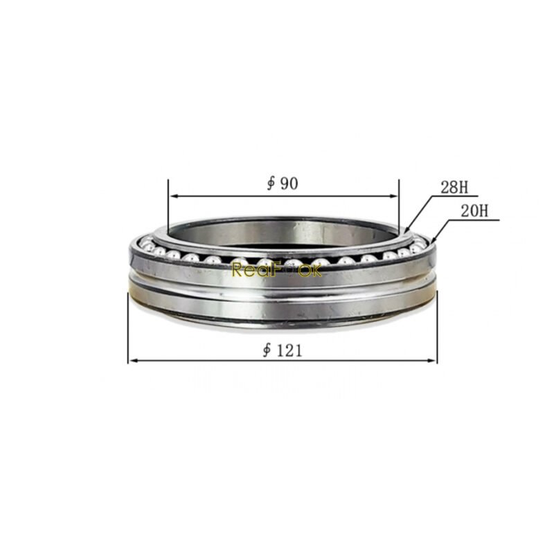 172A64‑73360 DE1813 Ball Bearing 3 Travel Hub Ball Bearing 172A64‑73360 Fit Excavator Yanmar VIO17