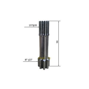 441-7740 Shaft Gear 2 Final Drive Sun Gear 441-7740 Fit Mini Excavator Caterpillar CAT 305E2 305.5E2 CR