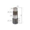 7265147 Pinion Gear 3 Swing Reduction Pinion Gear 7265147 Fit Excavator Bobcat E16 E17 E17z E19 E19e E20 E20z
