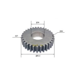 CAT 305.5E2 Planet Gear 3 Final Drive 32T Planet Gear 3PCS Fit Mini Excavator Caterpillar CAT 305E2 305.5E2 CR