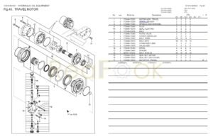 VIO17 Travel Motor Diagram