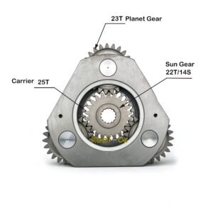 VOE14566425 1st Planetary Carrier Assy 3 Final Drive Planetary Carrier Assembly VOE14566425 with Sun Gear Fit Excavator Volvo EC300D EC300E EC350D EC350E EC380D EC380E