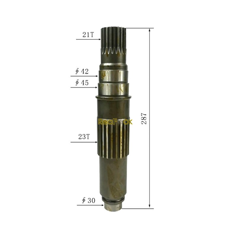 XKAH-00410 Travel Motor Shaft 2 Final Drive Travel Motor Main Shaft XKAH-00410 Fit Excavator Hyundai R210LC-3H R110-7 R110-7A R210LC-7 R210LC-7A R250LC-7