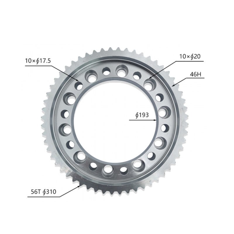 Final Drive Travel Coupling Gear XKAH-00907 Fit Excavator Hyundai R140LC-7 R180LC-7 R210LC-7 R210LC-7A R210LC-7H RC215C-7 RC215C-7H