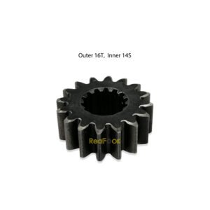 16T14S Sun Gear 1 Final Drive Travel Sun Gear Input Gear 172479-73370 Fit Excavator Yanmar ViO75 ViO75-A ViO75-B ViO75-C