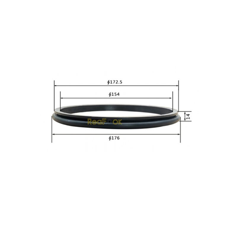 172141-70020-Z Floating Seal 1 Final Drive Floating Seal 172141-70020 Fit Excavator Yanmar ViO30-2 Vio35-2 ViO35-3 ViO35-5 ViO35-6A