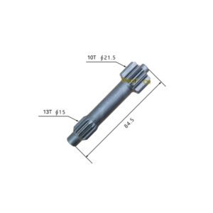 Final Drive Drive Gear 172457-73770 Sun Gear Shaft Fit Excavator Yanmar VIO27 VIO27-3 VIO27-5B VIO27-6