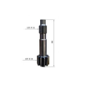 Final Drive Sun Gear Shaft Drive Gear 172450-73440 Fit Excavator Yanmar ViO30-2 ViO30-6B ViO35-2 ViO35-3 ViO35-5 ViO35-6A