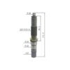 Final Drive Travel Motor Shaft 172479-73500 Fit Excavator Yanmar ViO75 ViO75-A ViO75-B ViO75-C