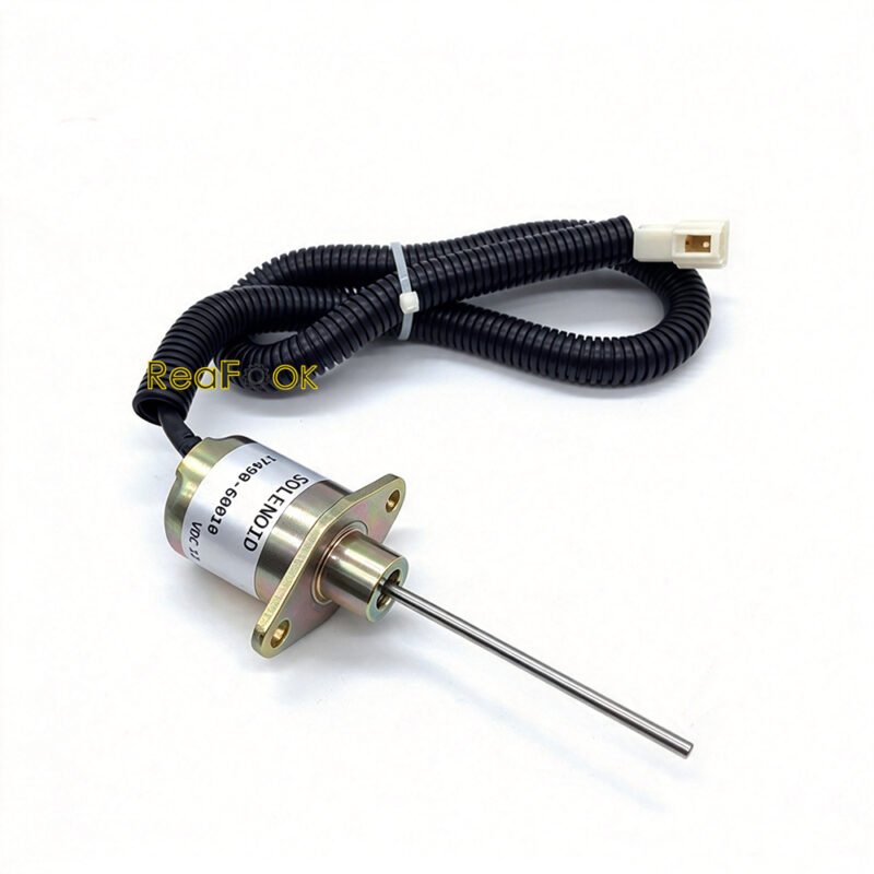 17490-60010 Shutoff Solenoid 5 12V Shutoff Solenoid 17490-60010 Fit ubota Engine V2203 V3800