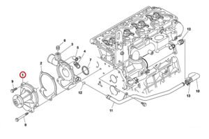 22803341 Water Pump Diagram