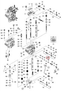 Bobcat 6672471 7304852 S250 S300 S510 Contral Valve Solenoid Diagram