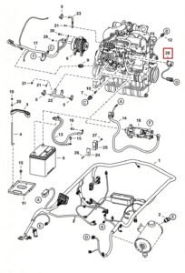 Bobcat 7000769 Shutoff Solenoid Diagram