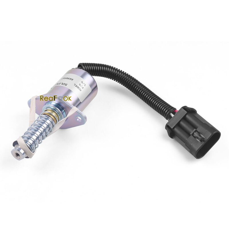 Fuel Shut Off Solenoid 6681513 6690563 Fit Bobcat Skid-Steer Loader S150 S160