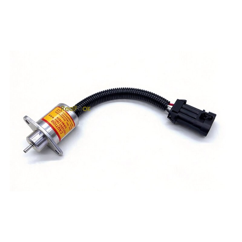 Bobcat S70 S100 S175 6670602 Shutoff Solenoid 4 12V Shutoff Solenoid 6670602 Fit Bobcat Skid-Steer Loader S70 S100 S175