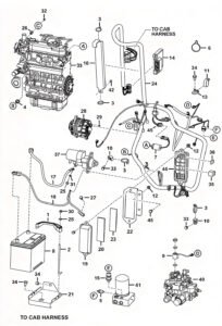 Bobcat S70 S160 6678560 Alternator Diagram