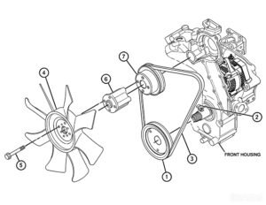 CAT 306E2 307E 307E2 450 0757 Suction Fan Diagram