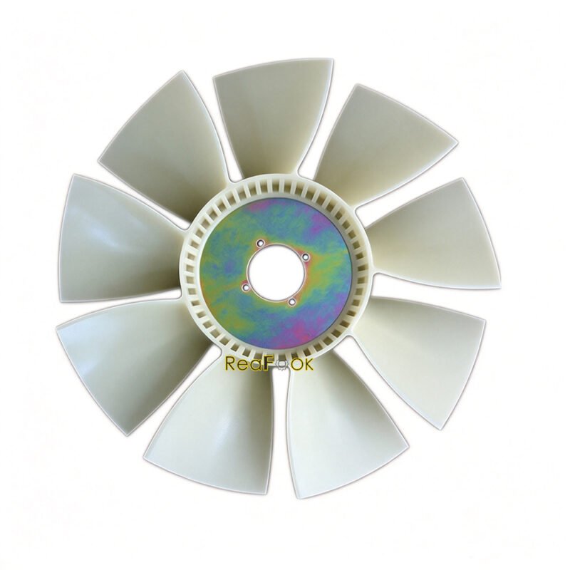 EC240B EC290B VOE14598161 D7D Cooling Fan 2 Cooling Fan VOE14598161 VOE14603661 9 Blades Fit Excavator Volvo EC240B EC290B