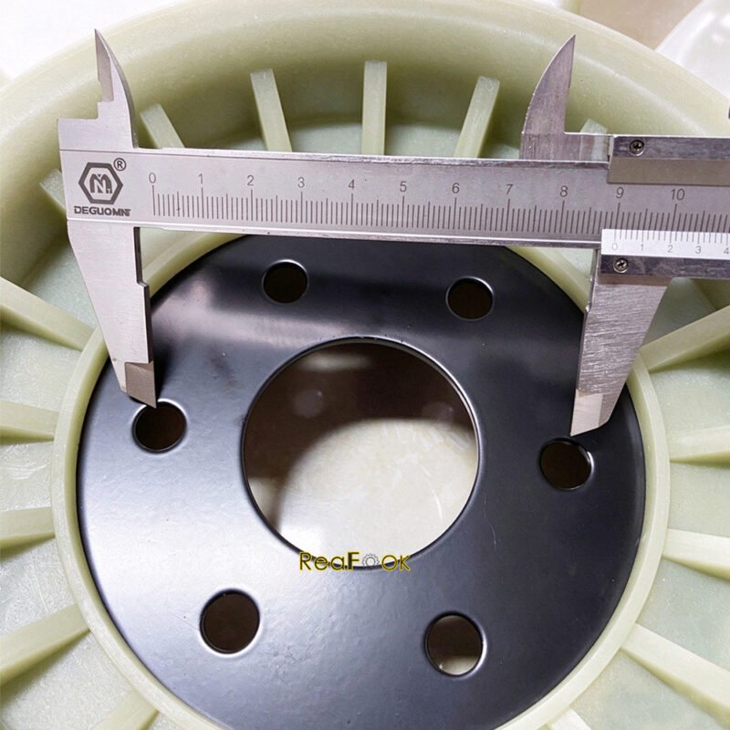 PC120-6 600-625-7550 4D102 Cooling Fan 3 600-625-7550 Cooling Fan 10 Blades Fit Excavator Komatsu PC120-6