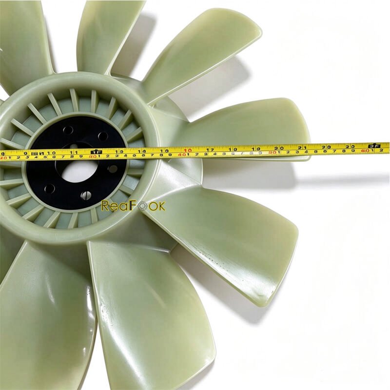 PC120-6 600-625-7550 4D102 Cooling Fan 4 600-625-7550 Cooling Fan 10 Blades Fit Excavator Komatsu PC120-6