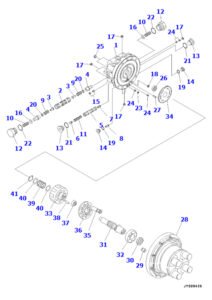PC50MR 2 Travel Motor Diagram