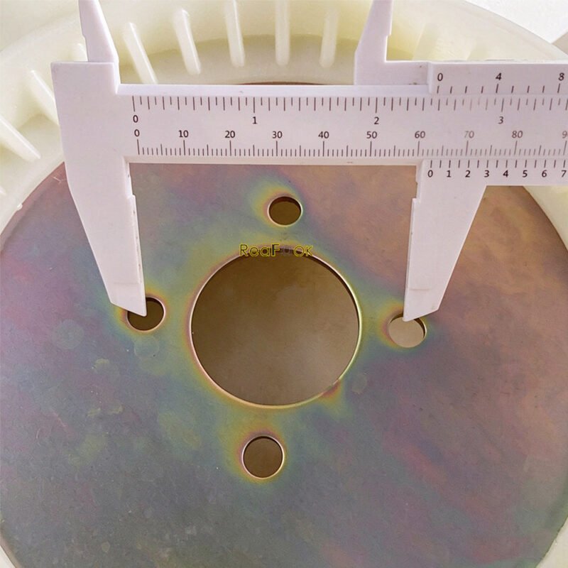 Perkis 1104-4T 1104D 2485C520 Fan 1 Cooling Fan 2485C520 7 Blades Fit Perkins Engine 1104-4T 1104D 1104C