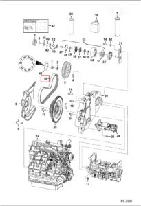 S150 S160 6667322 Drive Pump Belt Diagram 1