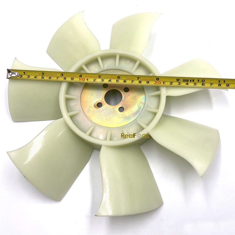 U15-3 U17 U17-3 16204-7411-0 Cooling Fan 4 7 Blades Cooling Fan 16204-7411-0 16204-74110 Fit Excavator Kubota KX41-2 KX41-3 KX61(H) KX61-2 U15 U15-3 U17 U17-3