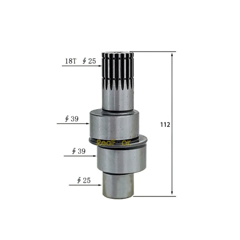 ViO75 172479-73350 Crankshaft Assy 4 Final Drive Crank Shaft Gear 172479-73350 Fit Excavator Yanmar ViO75 ViO75-A ViO75-B ViO75-C